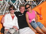 Kai inbetween Gabriela and Annetta