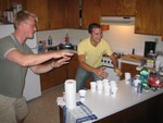 Hier wird BeerPong taktisch gespielt